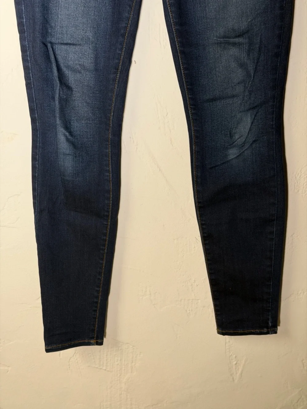 L'AGENCE dark distressed High-Rise Skinny Margot Jeans